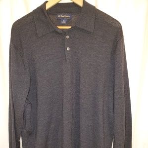 Brooks Brothers Long Sleeve Sweater Merino Wool